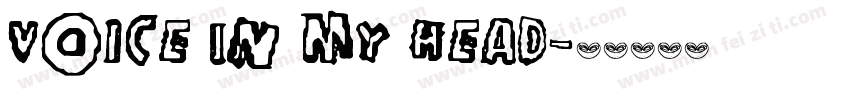 Voice In My Head字体转换
